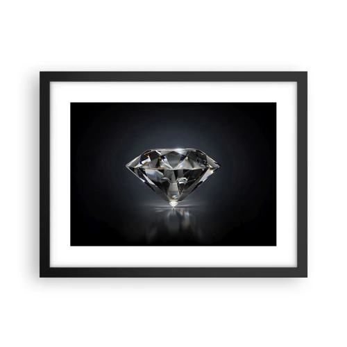 Affiche dans un cadre noir - Poster - La meilleure amie - 40x30 cm