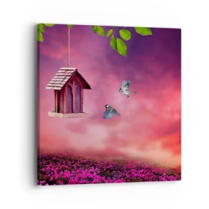 Impression sur toile - Image sur toile - Invitation à dîner - 40x40 cm