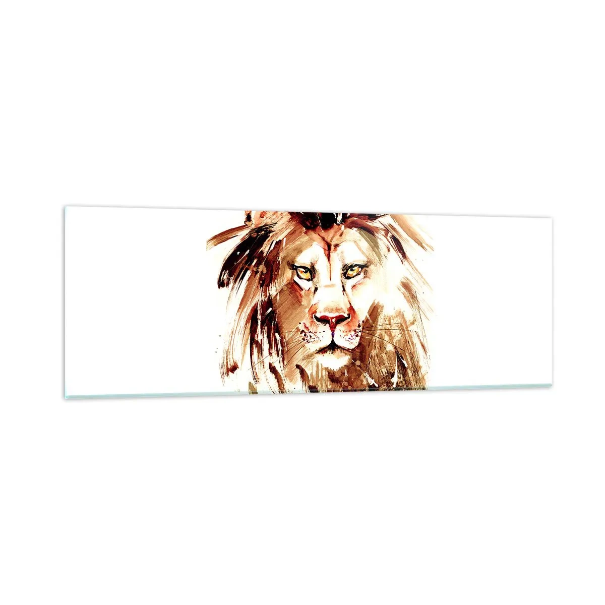 Impression sur verre - Image sur verre - Force et dignité - 90x30 cm