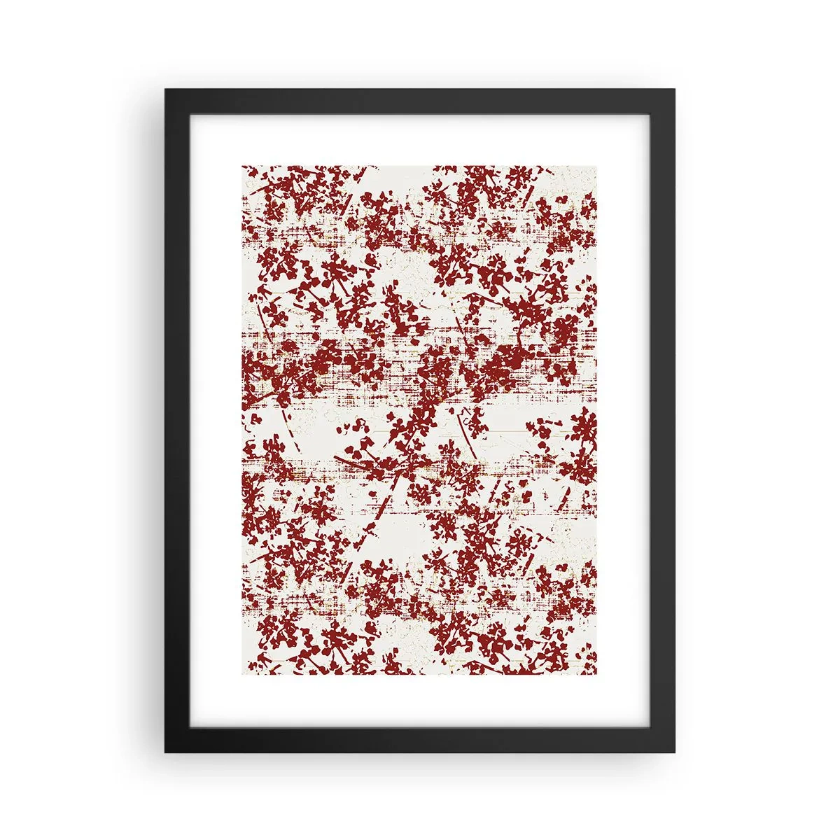 Affiche dans un cadre noir - Poster - Comme un calicot ancien - 30x40 cm