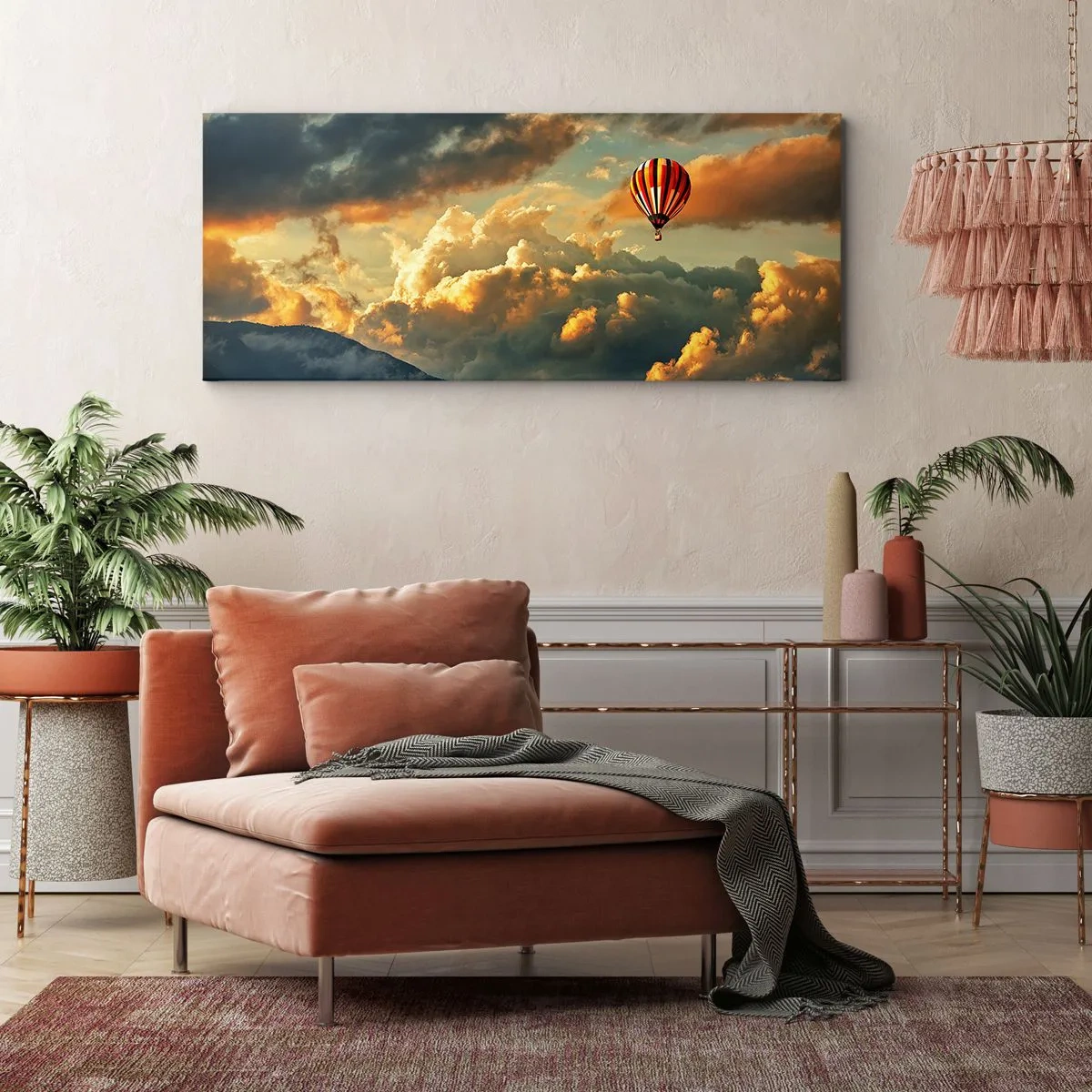 Impression sur toile - Image sur toile - Je vole parce que je veux - 100x40 cm