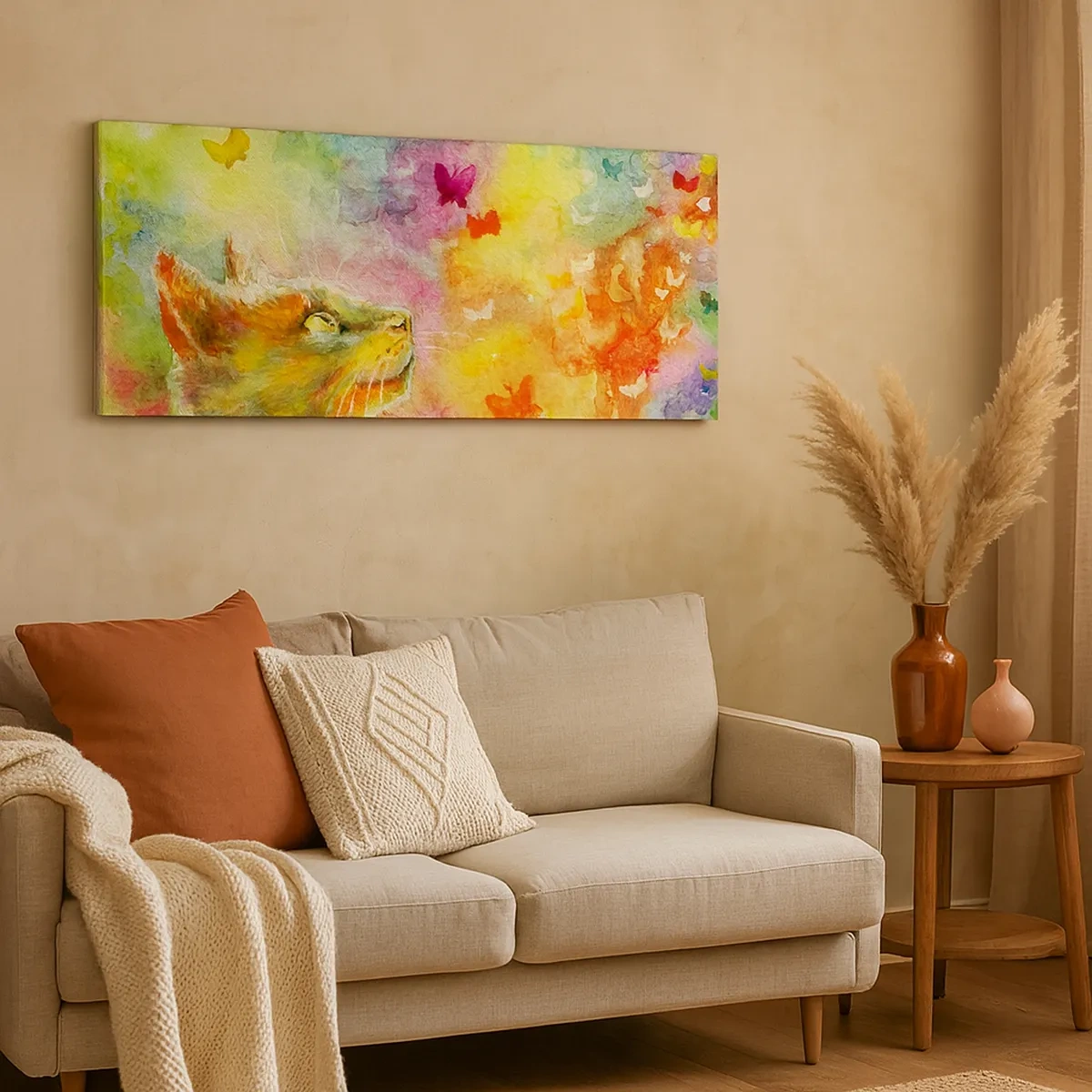 Impression sur toile - Image sur toile - Bayou-bayou au paradis des chats - 30x30 cm