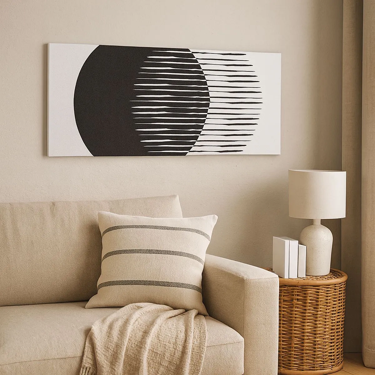 Impression sur toile - Image sur toile - Son alter ego - 100x40 cm