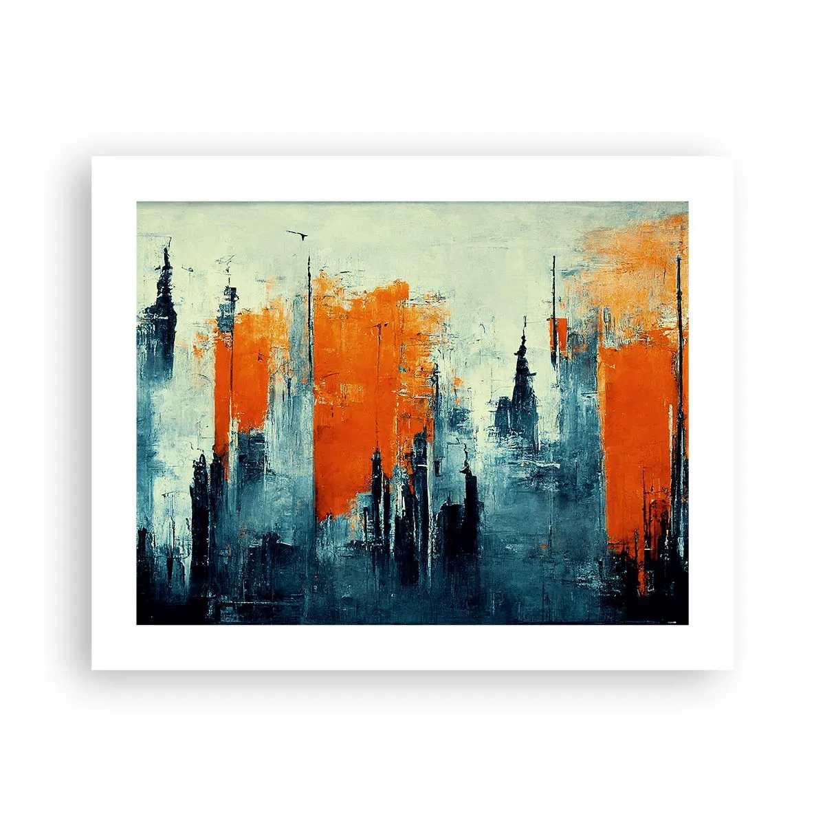 Affiche - Poster - Paysage moderne - 50x40 cm