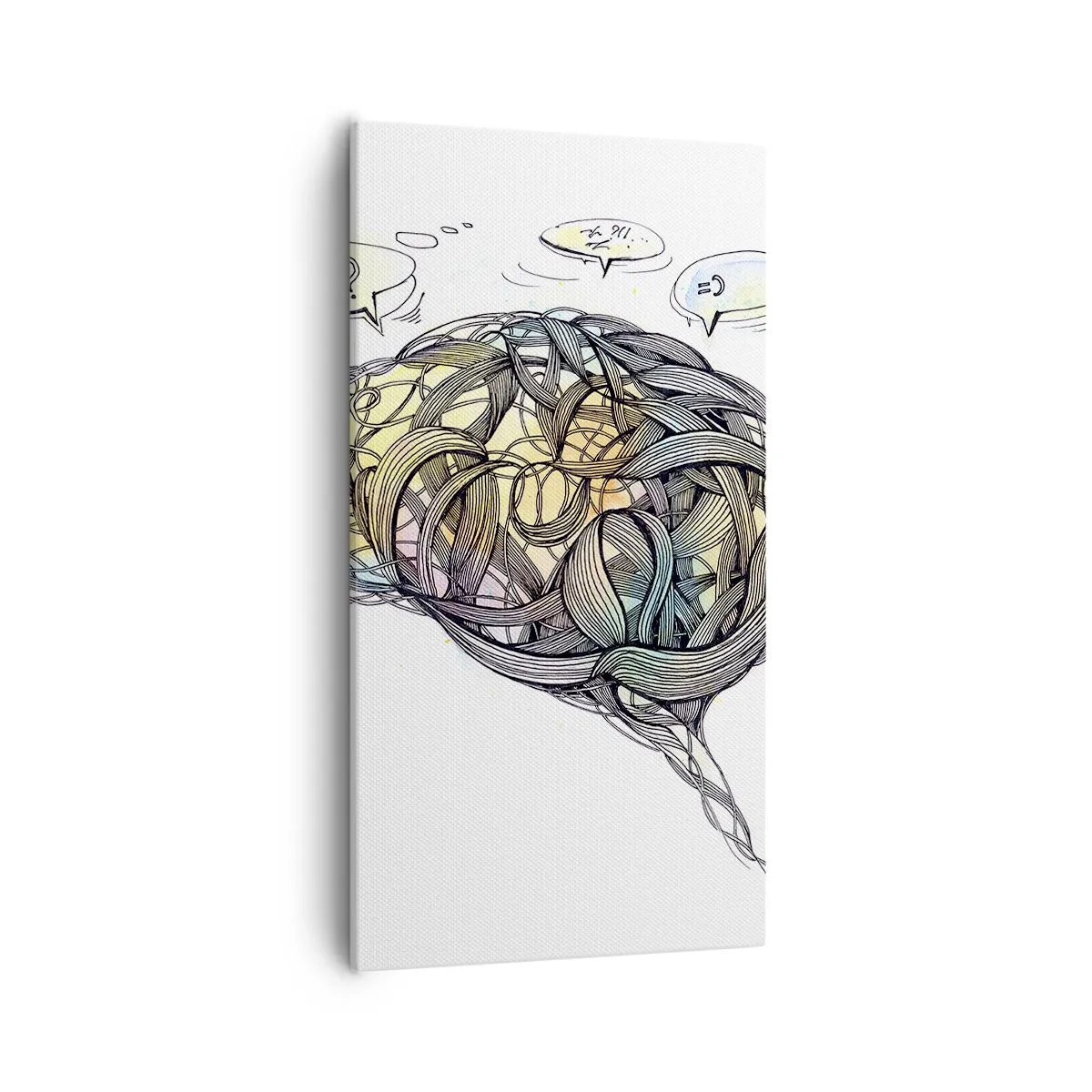 Impression sur toile - Image sur toile - L'homme - un grand mystère - 55x100 cm