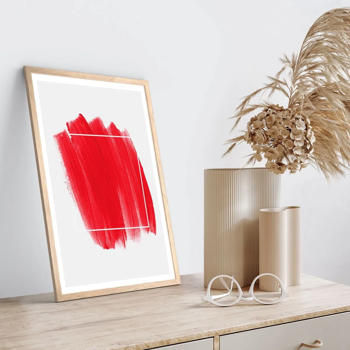 Affiche dans un chêne clair - Poster - En dehors du cadre - 61x91 cm