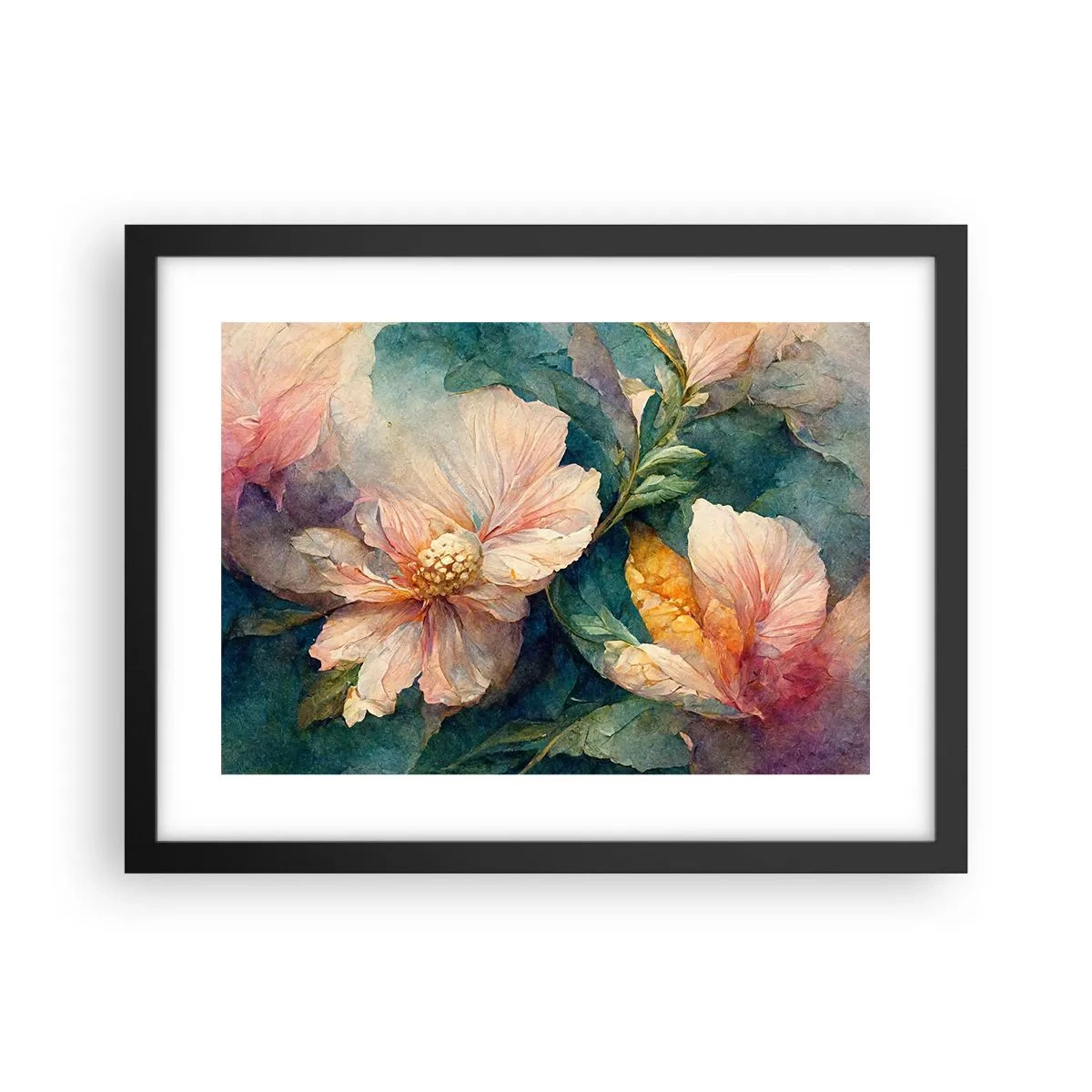 Affiche dans un cadre noir - Poster - Uniquement de la subtilité - 40x30 cm