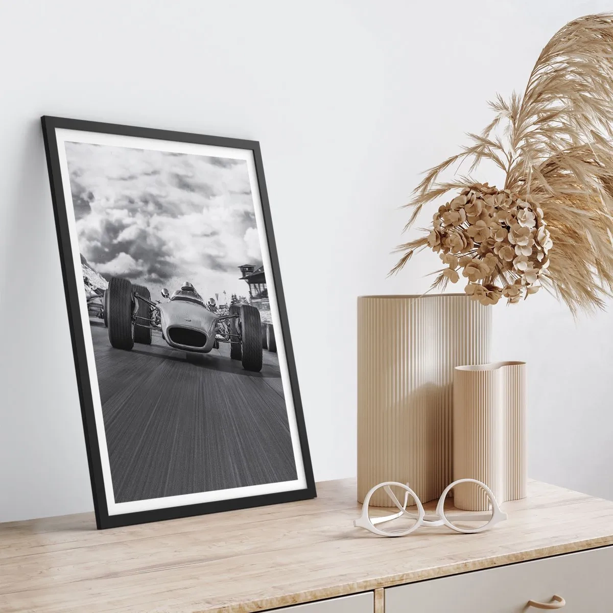 Affiche dans un cadre noir - Poster - Puissance! - 40x50 cm