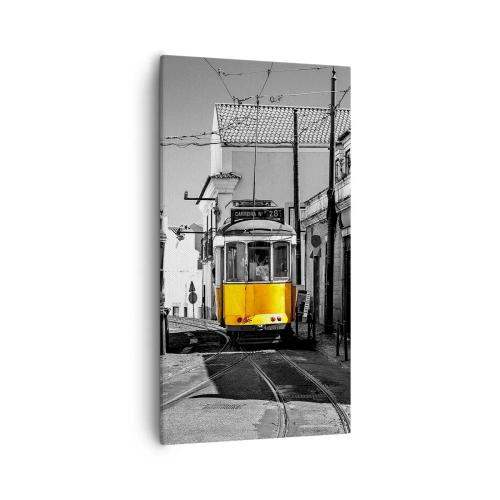 Impression sur toile - Image sur toile - L'âme de Lisbonne - 55x100 cm