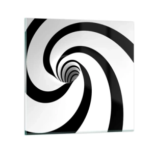 Impression sur verre - Image sur verre - Céder au vortex ? - 30x30 cm