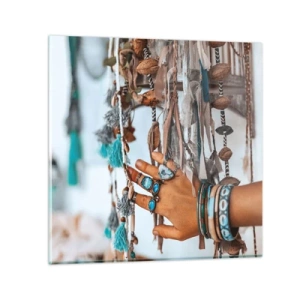 Impression sur verre - Image sur verre - Trésor local - 30x30 cm