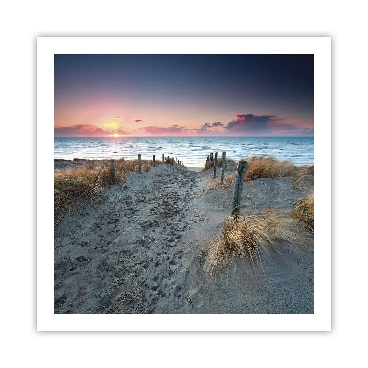 Affiche - Poster - Tu as versé l'éclat de l'arc-en-ciel sur les flots - 60x60 cm