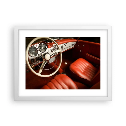 Affiche dans un cadre blanc - Poster - Luxe de style vintage - 40x30 cm