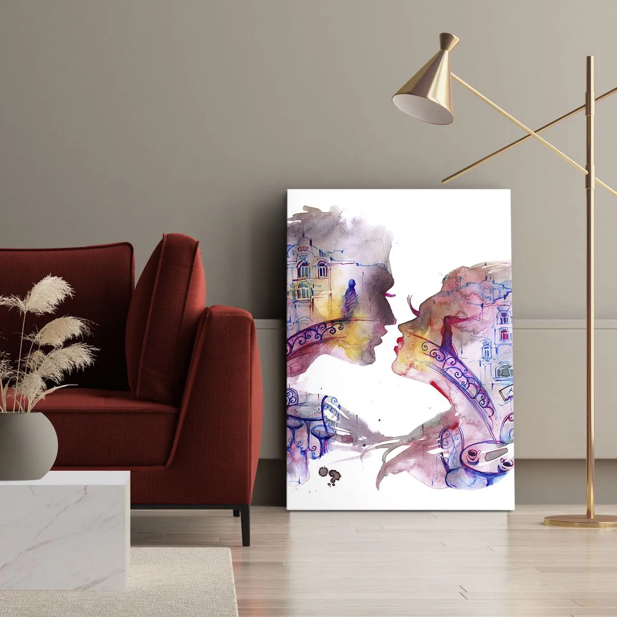 Impression sur toile - Image sur toile - Le pont secret des soupirs - 45x80 cm