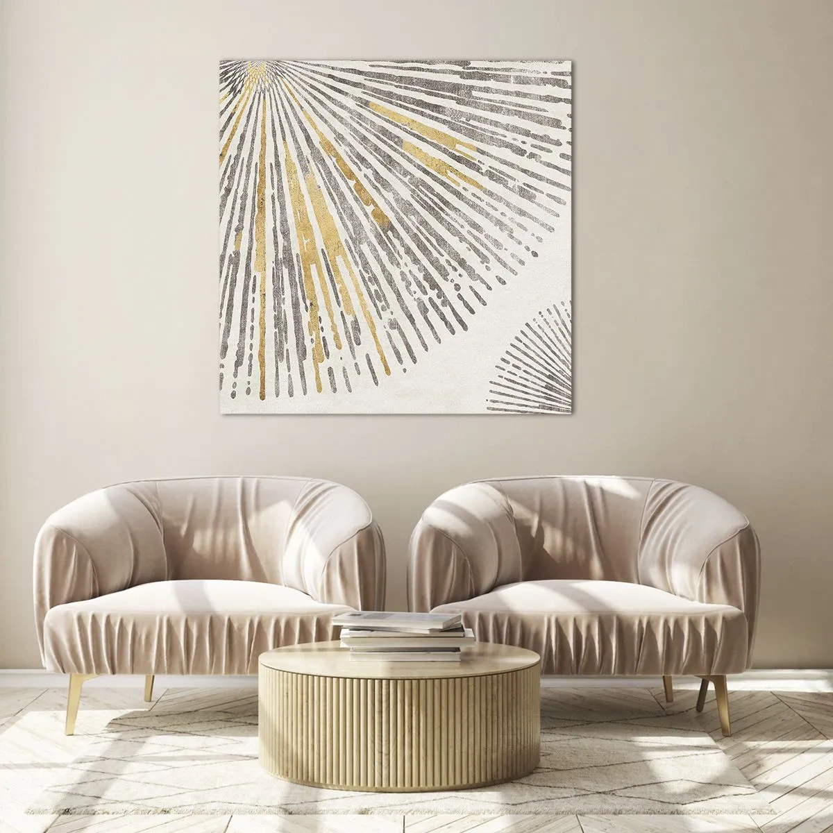 Impression sur verre - Image sur verre - La beauté du rayon - 70x70 cm