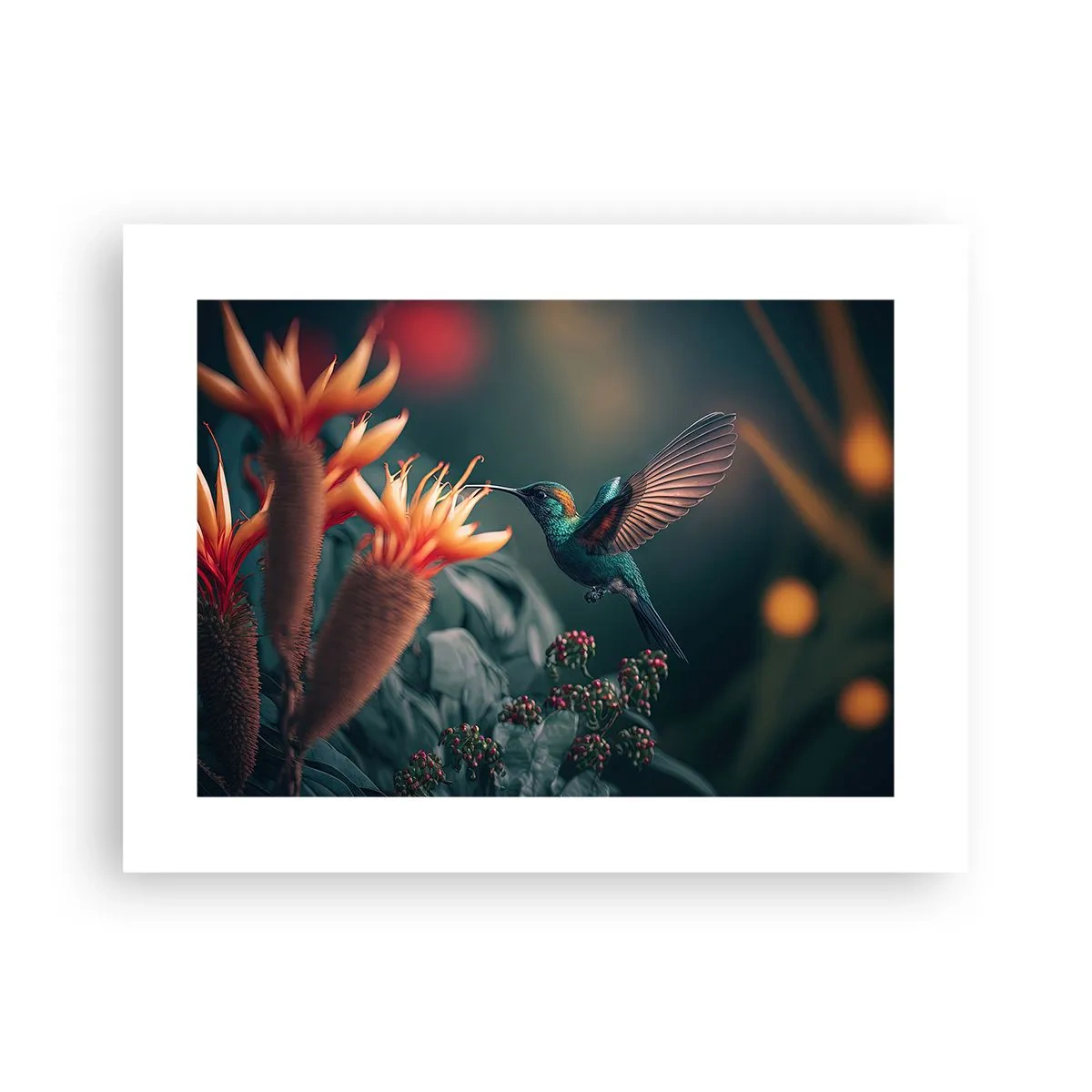 Affiche - Poster - une vie vraiment colorée - 40x30 cm