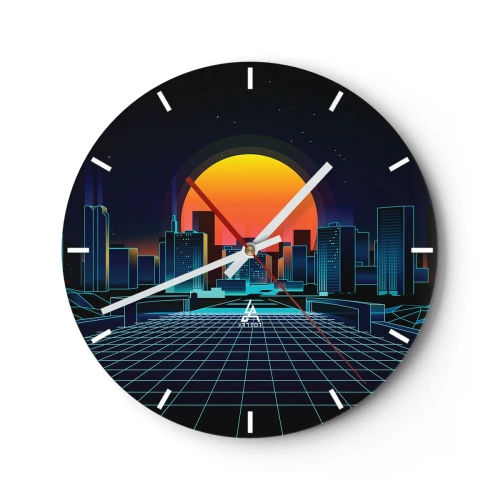 Horloge murale - Pendule murale - Vous voulez toujours passer au réel ? - 40x40 cm