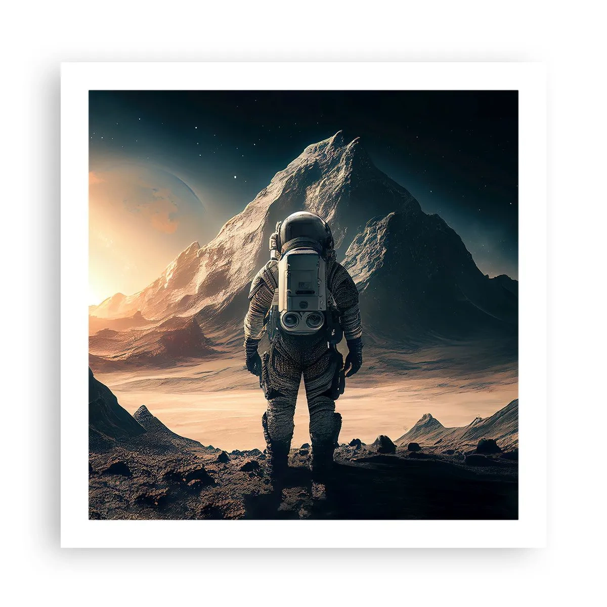 Affiche - Poster - Nouveau défi - 60x60 cm