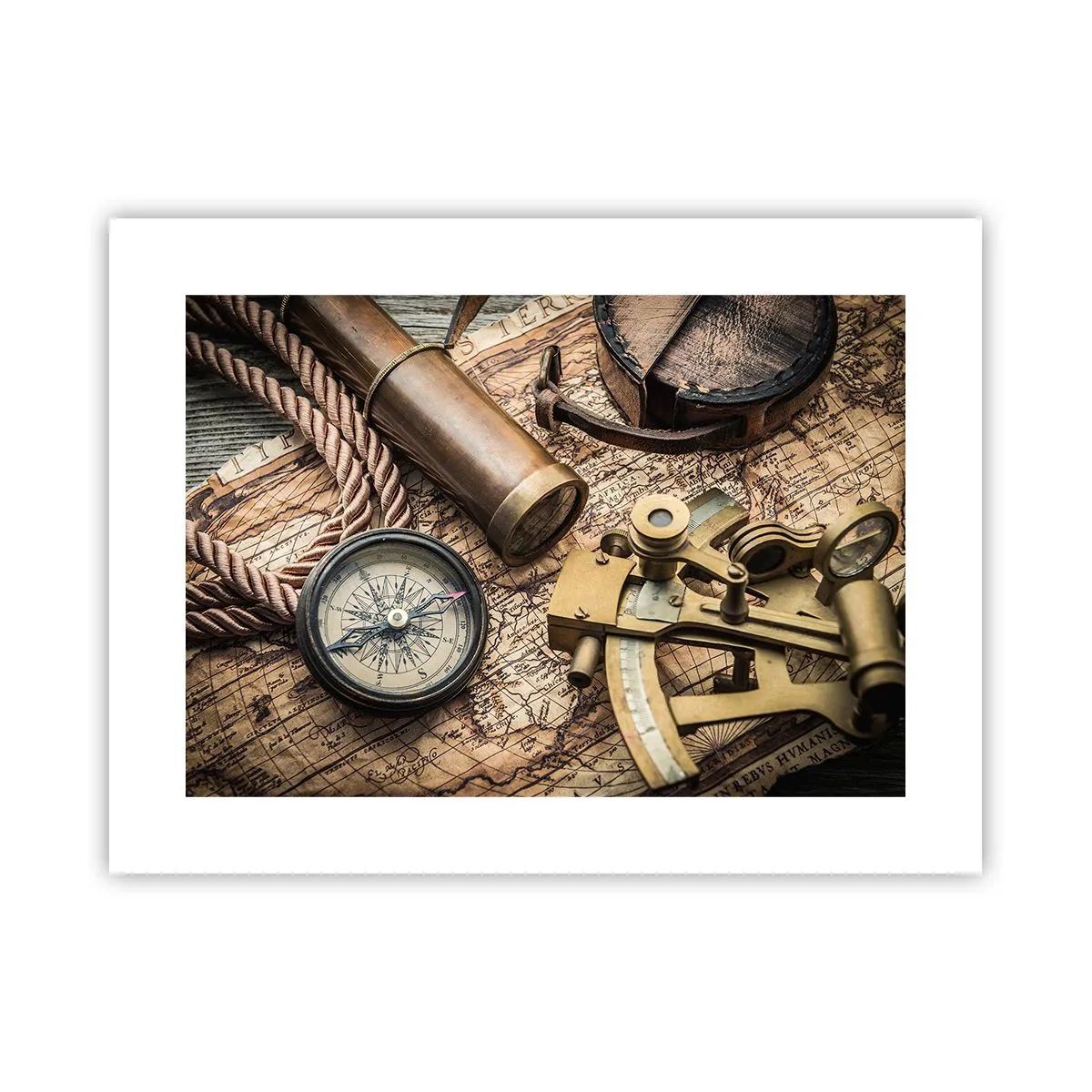 Affiche - Poster - Fixer un cap - 40x30 cm