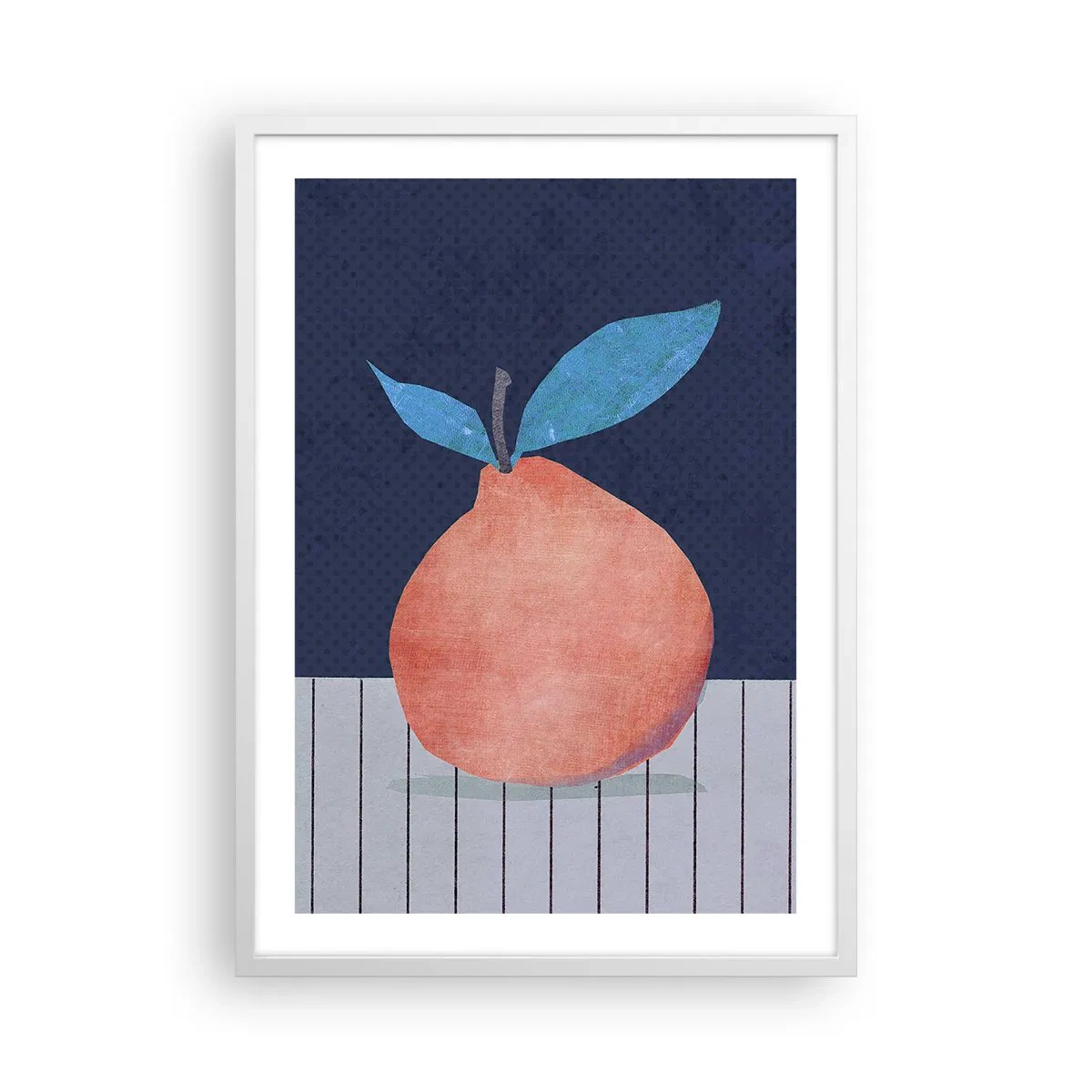 Affiche dans un cadre blanc - Poster - Convexité et plan - 50x70 cm