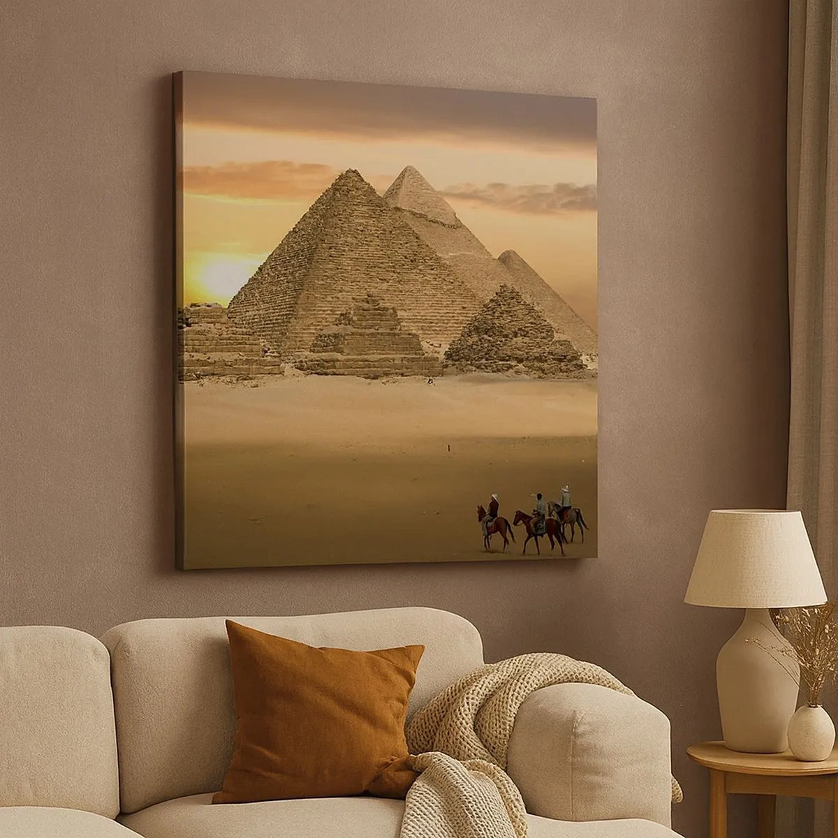 Impression sur toile - Image sur toile - Aucun changement depuis des milliers d'années - 30x30 cm