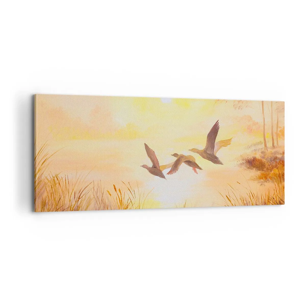 Impression sur toile - Image sur toile - Le début d'un long voyage - 100x40 cm