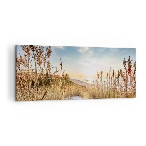 Impression sur toile - Image sur toile - Plage du nord - 100x40 cm