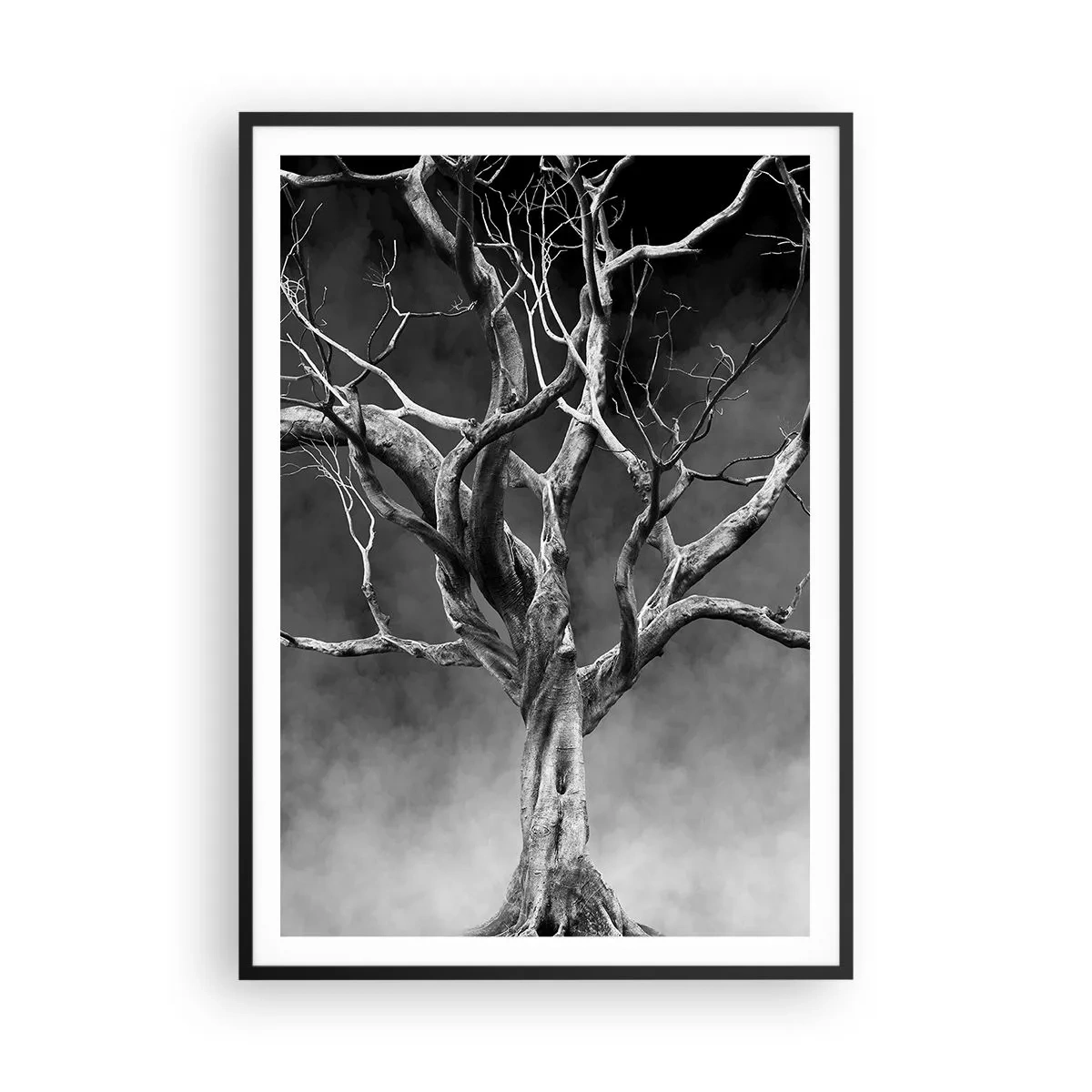 Affiche dans un cadre noir - Poster - Primordial et sacré - 70x100 cm