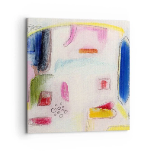 Impression sur toile - Image sur toile - Plus convexe que concave ou plat - 70x70 cm