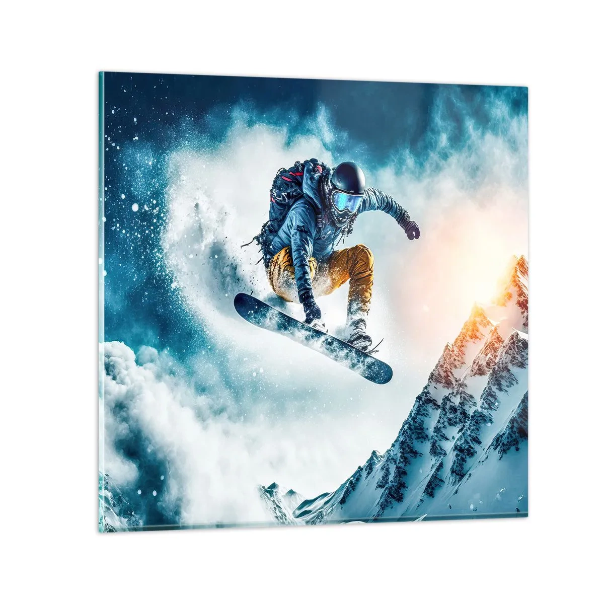 Impression sur verre - Image sur verre - Des émotions extrêmes - 70x70 cm