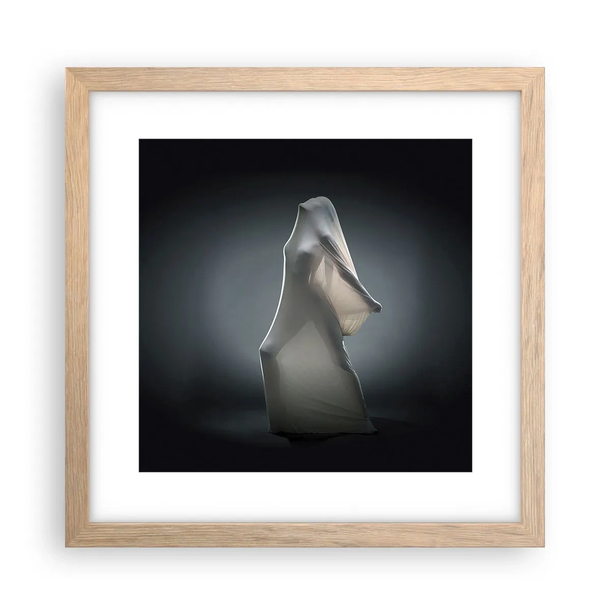 Affiche dans un chêne clair - Poster - Une soif secrète - 30x30 cm