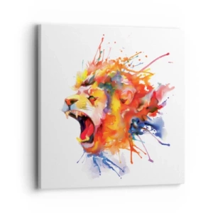 Impression sur toile - Image sur toile - exploser de colère - 40x40 cm