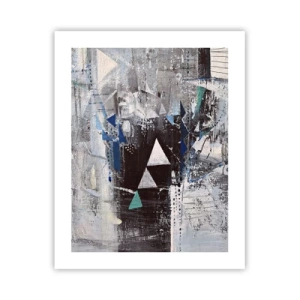 Affiche - Poster - Ordre prioritaire des triangles - 40x50 cm