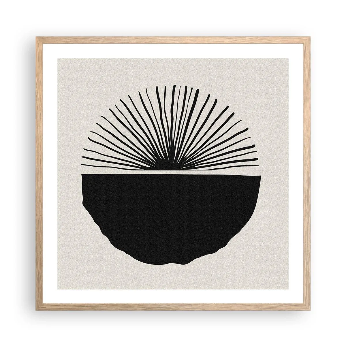 Affiche dans un chêne clair - Poster - Une gamme de possibilités - 60x60 cm