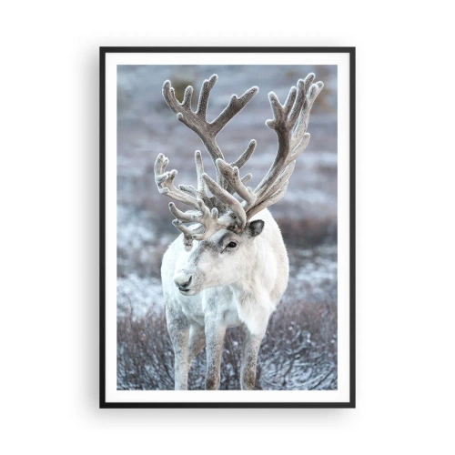 Affiche dans un cadre noir - Poster - Portrait au soleil - 70x100 cm