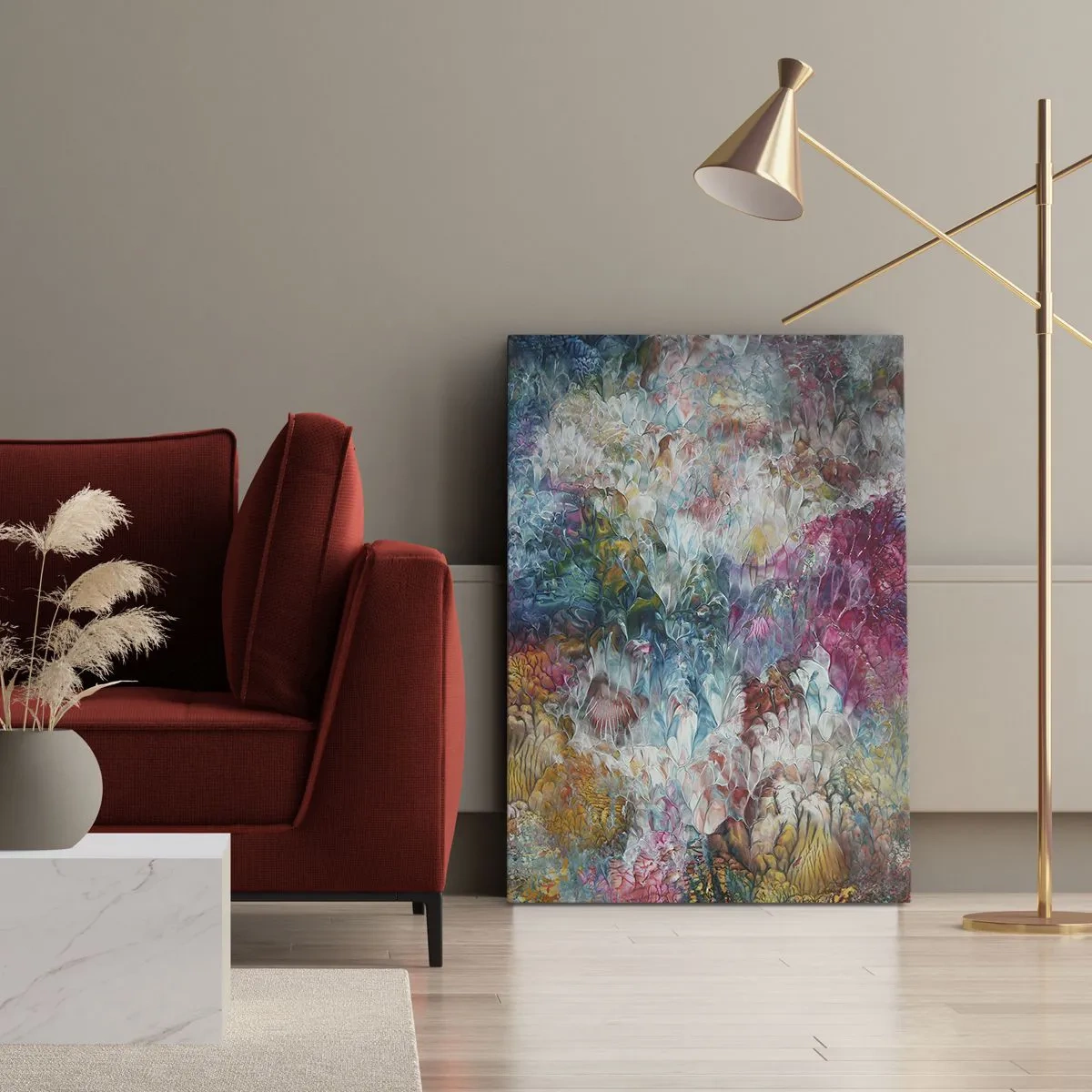 Impression sur toile - Image sur toile - En pleine floraison - 55x100 cm