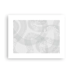 Affiche - Poster - Il n'y a pas de chemin droit - 40x30 cm