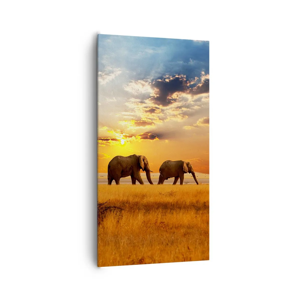 Impression sur toile - Image sur toile - Déambulation familliale - 65x120 cm