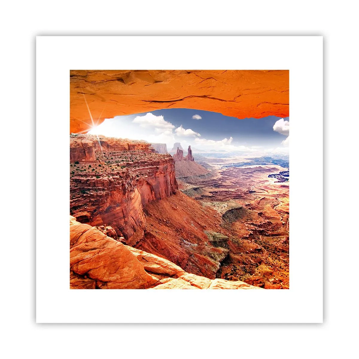 Affiche - Poster - Sculpté par la nature elle-même - 30x30 cm