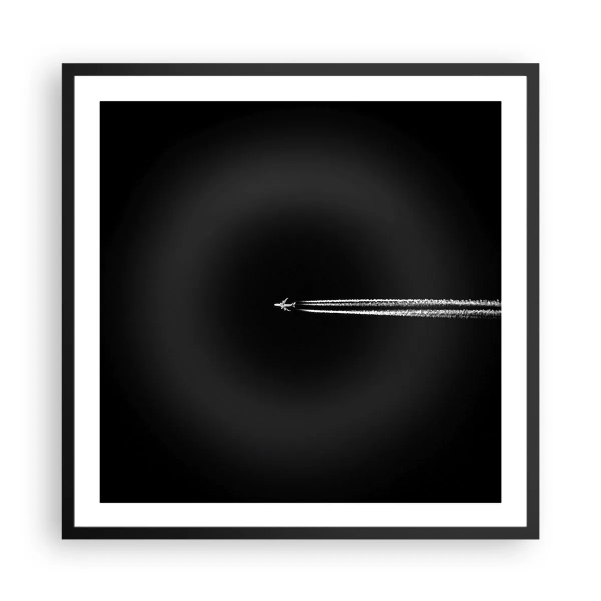 Affiche dans un cadre noir - Poster - Dans une autre dimension - 60x60 cm