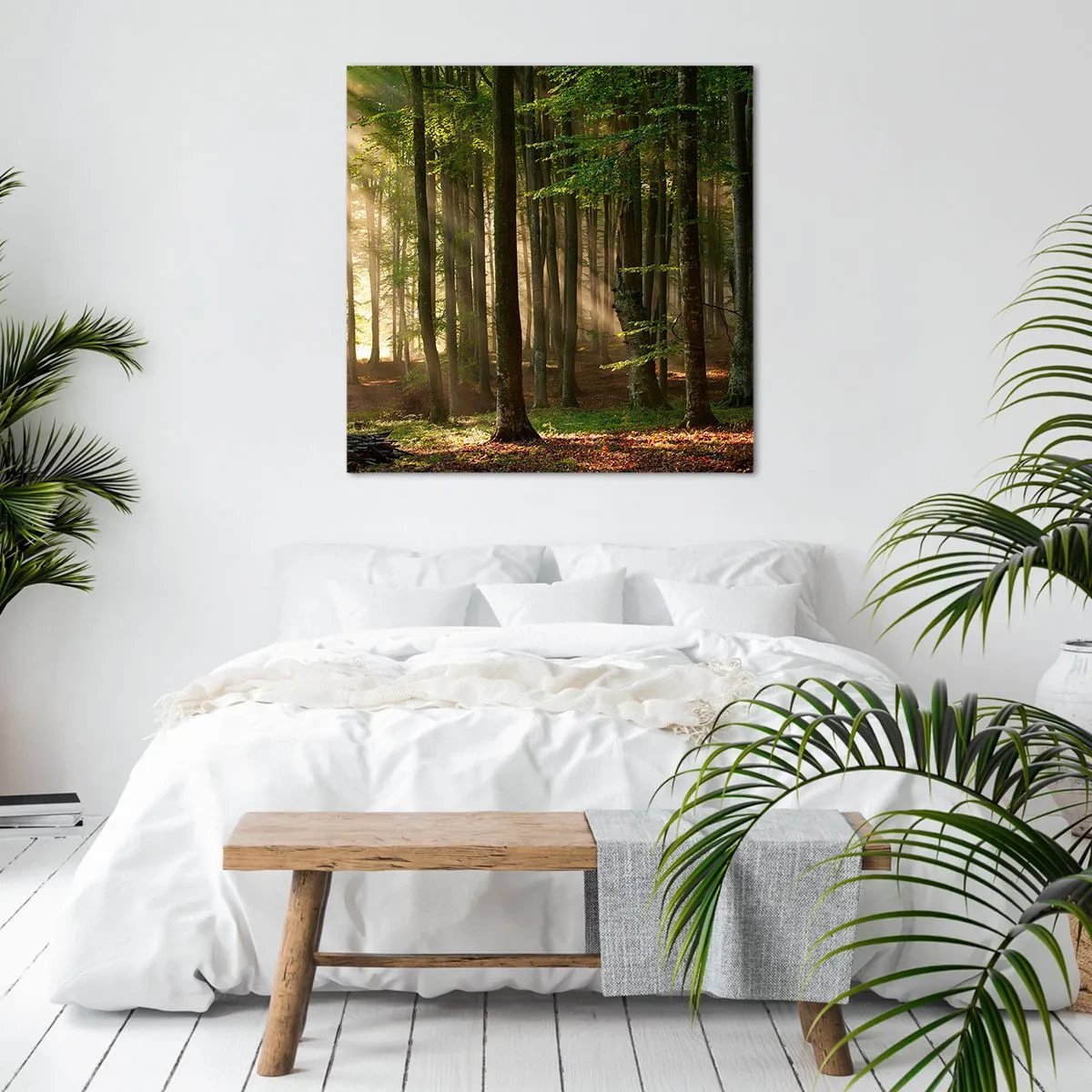 Impression sur toile - Image sur toile - Rayon d'un matin de printemps - 40x40 cm