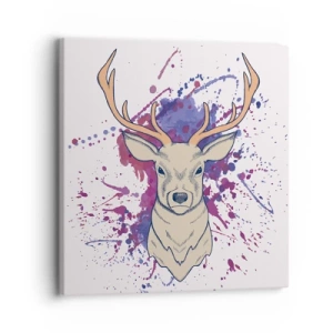 Impression sur toile - Image sur toile - Courage et équilibre - 30x30 cm