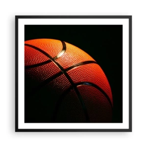 Affiche dans un cadre noir - Poster - Belle comme une planète - 60x60 cm