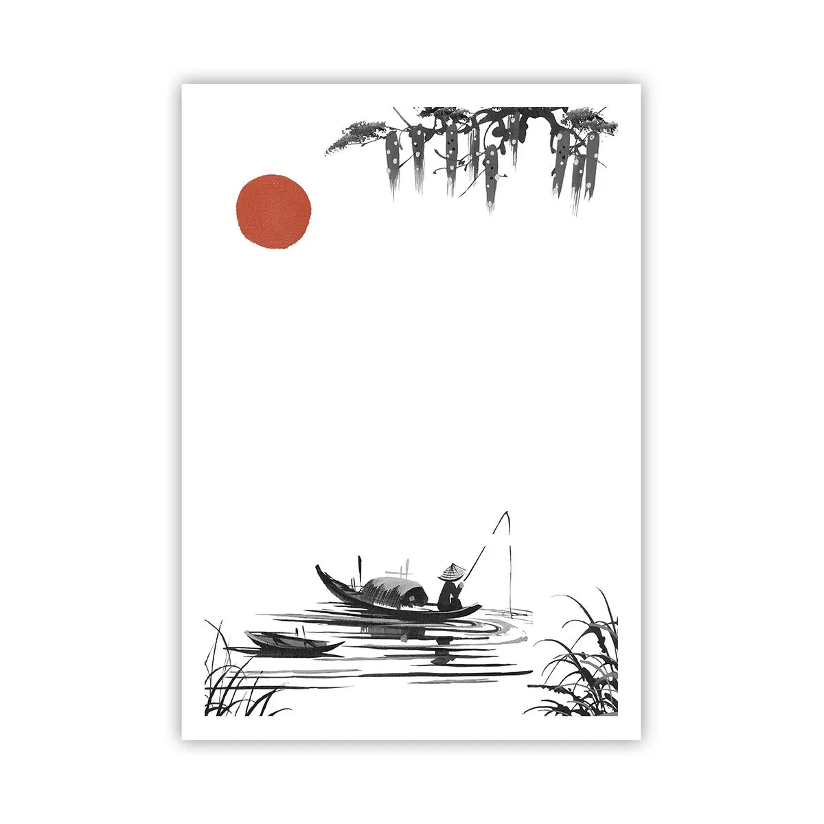 Affiche - Poster - Après-midi asiatique - 70x100 cm