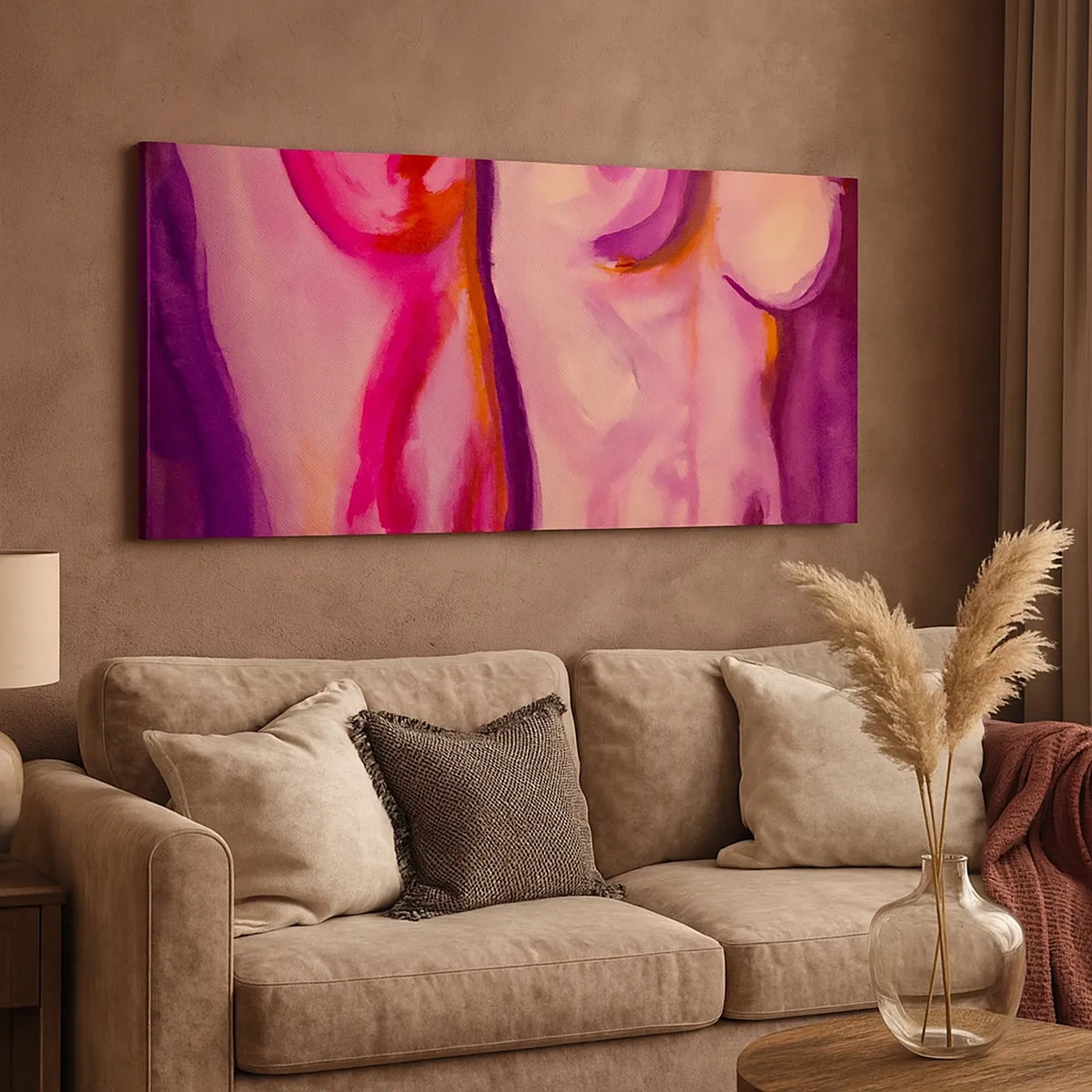 Impression sur toile - Image sur toile - Ode à la féminité - 30x30 cm