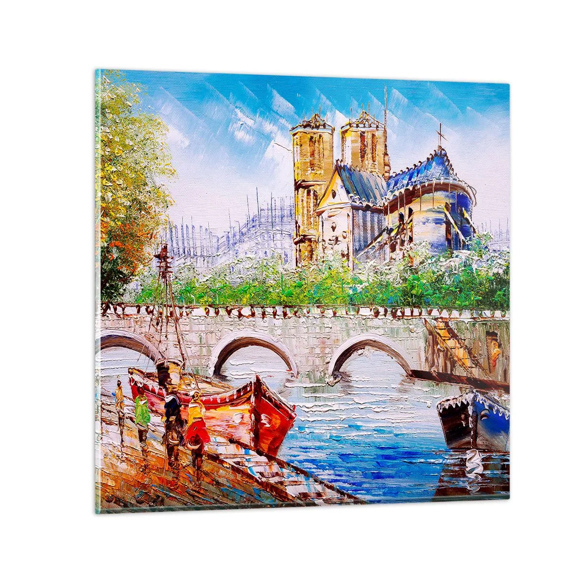 Impression sur verre - Image sur verre - Leur temps ne passe jamais - 60x60 cm