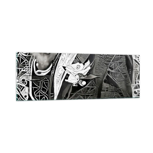 Impression sur verre - Image sur verre - Seulement en apparence un homme froid - 90x30 cm