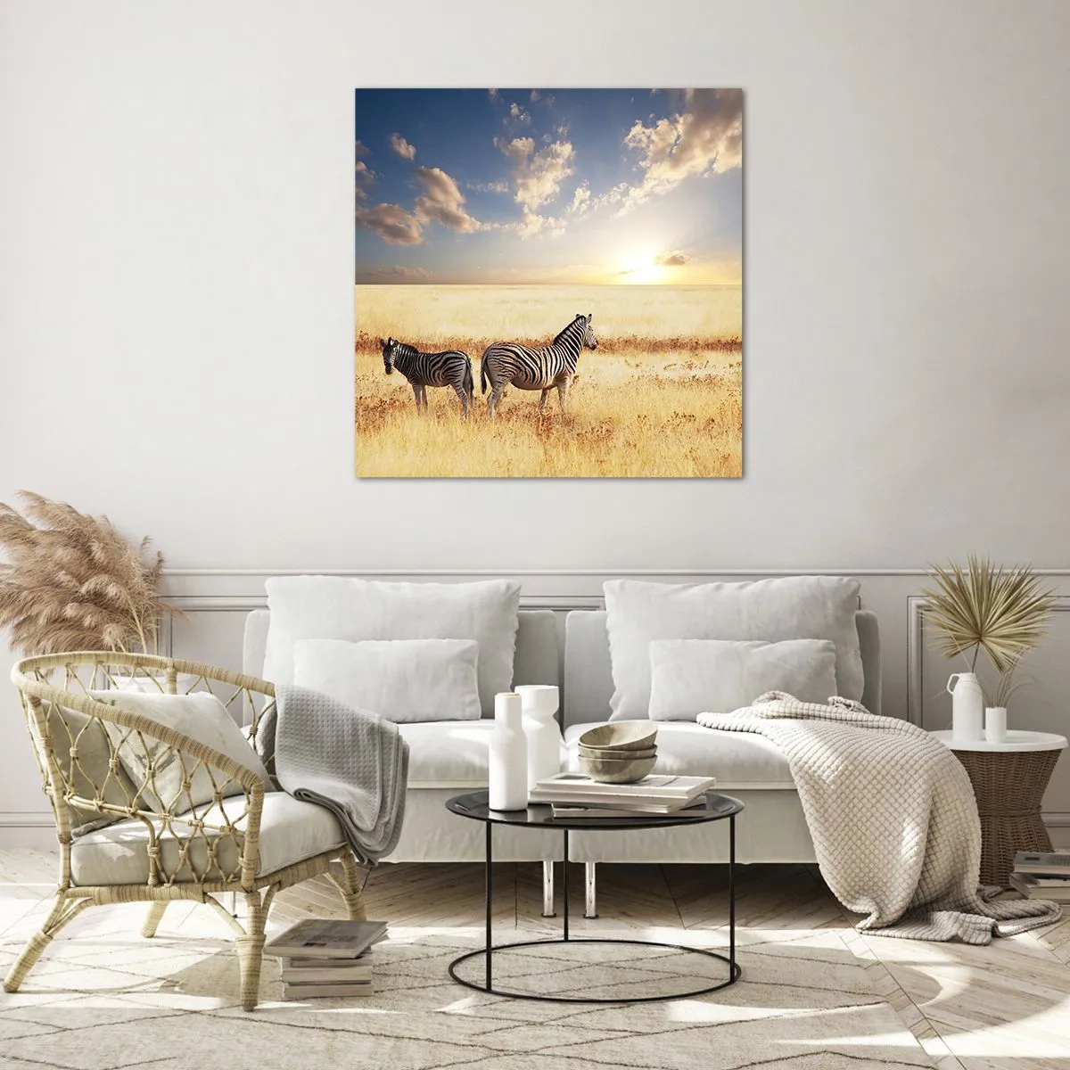 Impression sur verre - Image sur verre - Va-t'en, n'ai pas de paix - 50x50 cm