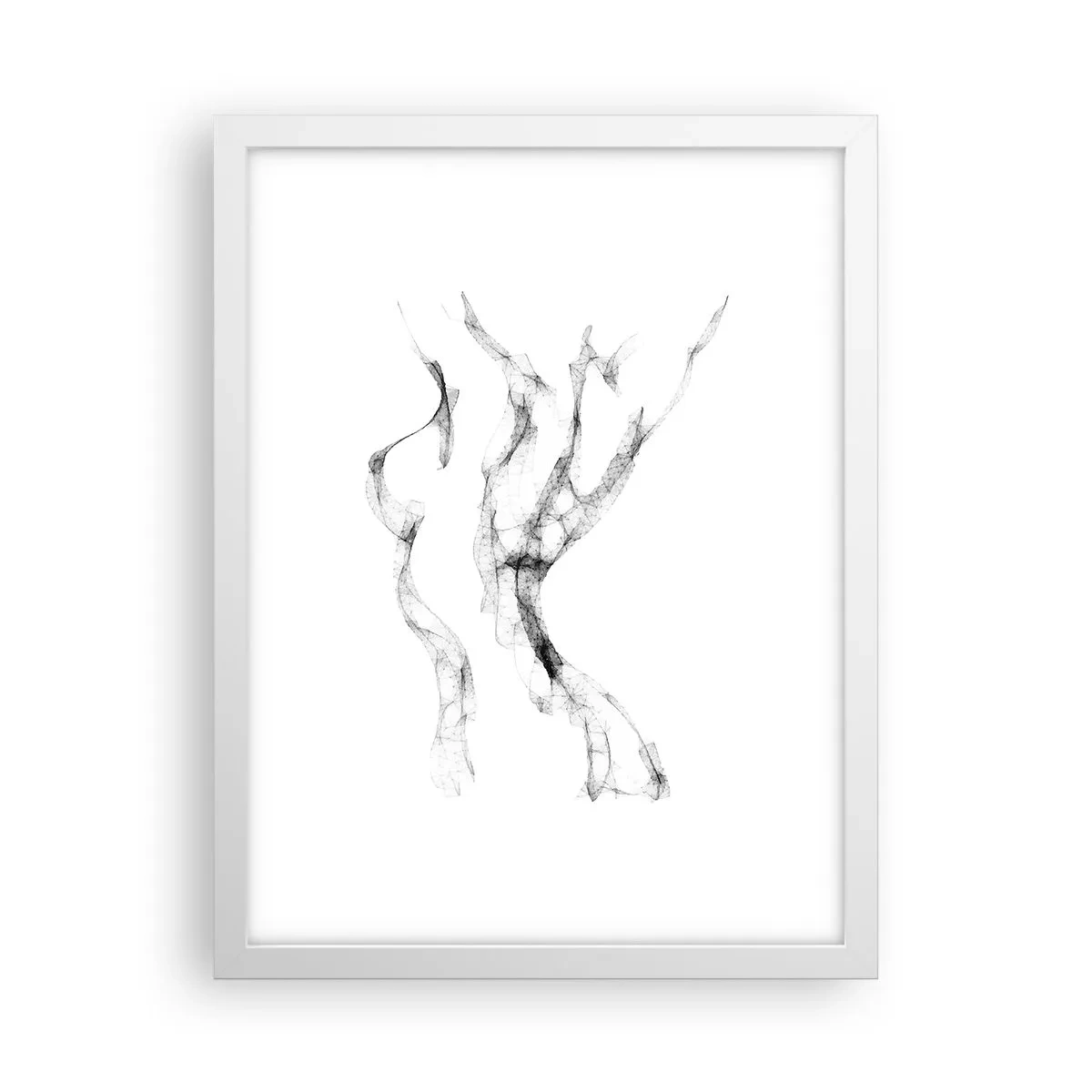 Affiche dans un cadre blanc - Poster - Belle et forte - 30x40 cm