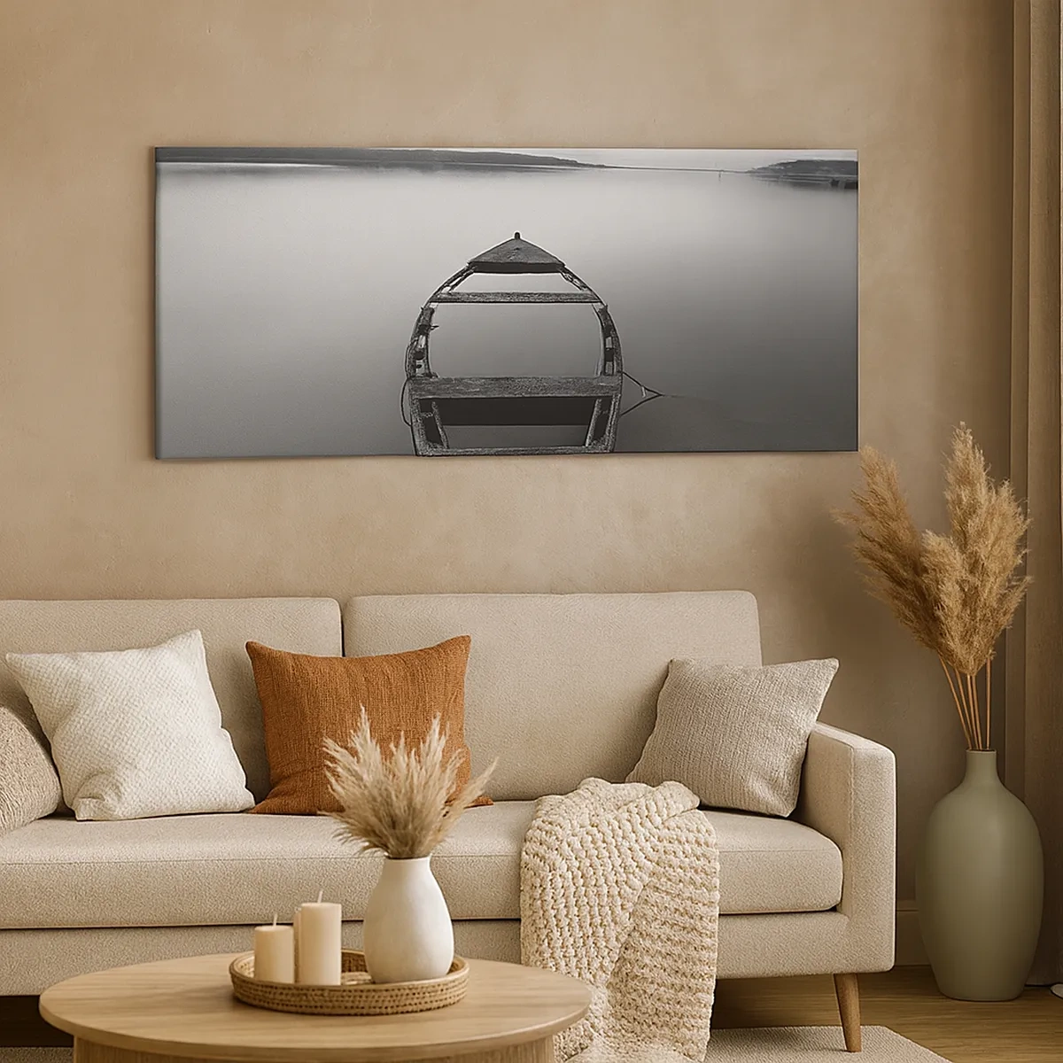 Impression sur toile - Image sur toile - Nostalgie et mélancolie - 30x30 cm